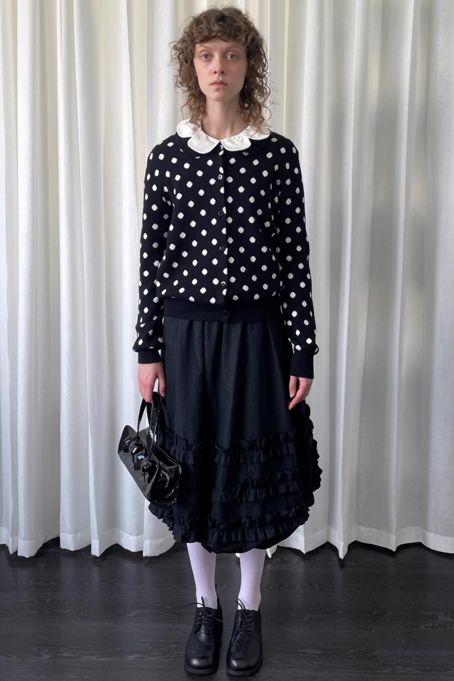 Puff Jacquard Plaid Shirt