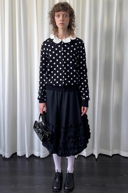 Puff Jacquard Plaid Shirt