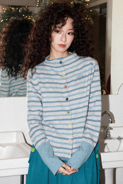 Candy Paper Wool Cardigan Set-Up