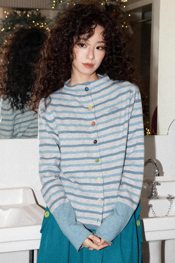 Candy Paper Wool Cardigan Set-Up