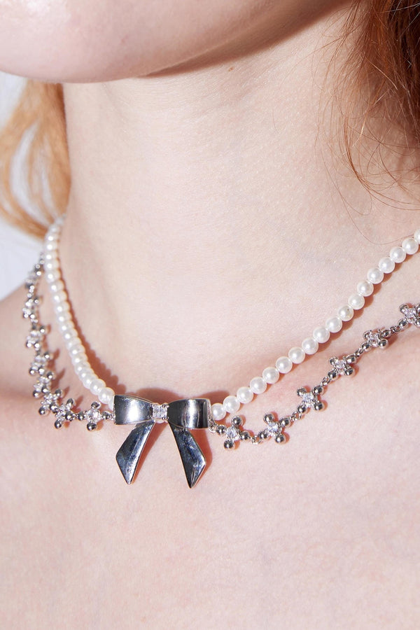 Luxury Pearl Collarbone Necklace