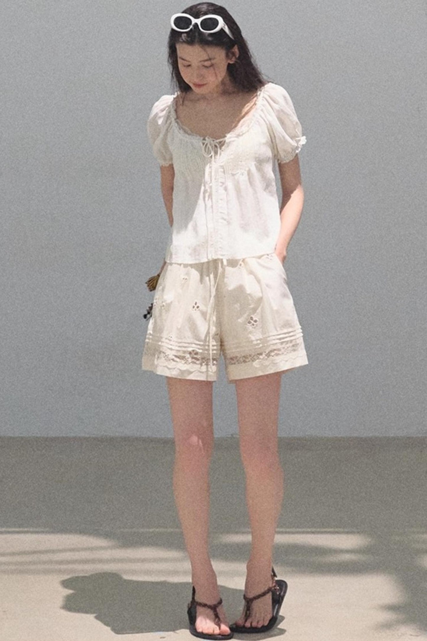 Summer Rome Cut-Out Shorts