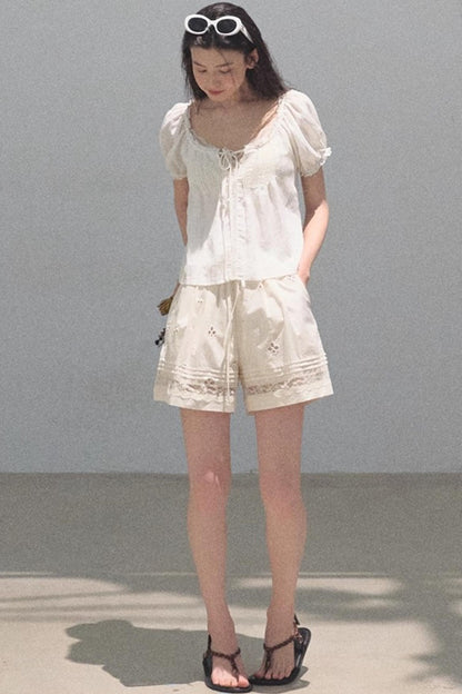 Summer Rome Cut-Out Shorts