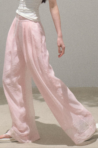 Pearlescent Wide Leg Trousers