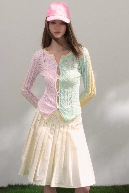 Sweet Girly Pleated BellaModa Skirt