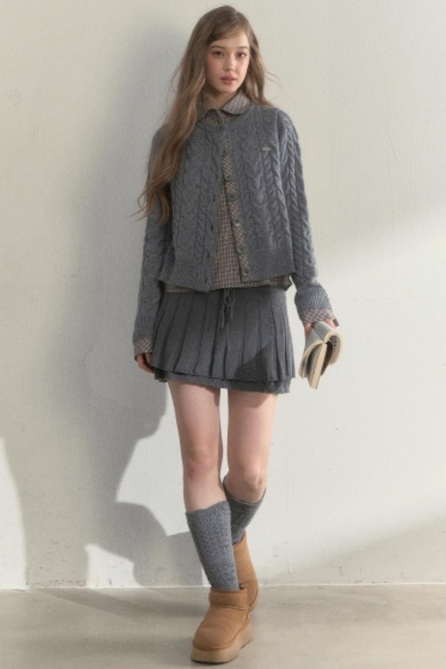 Fake Two Piece Woolen Knit Sweater