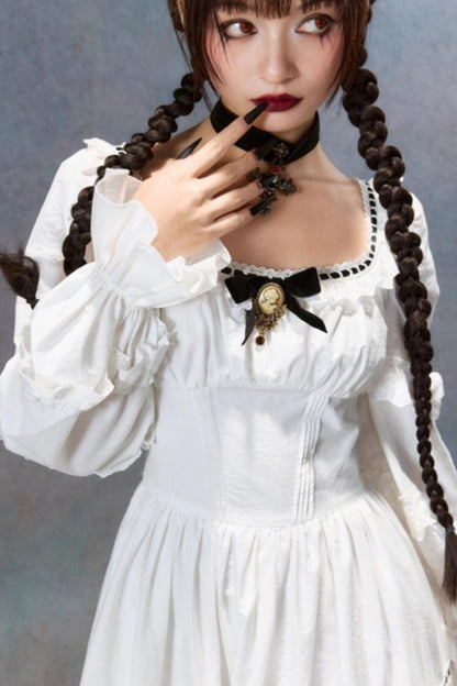 Lace Ghost Ode Dress Set-Up