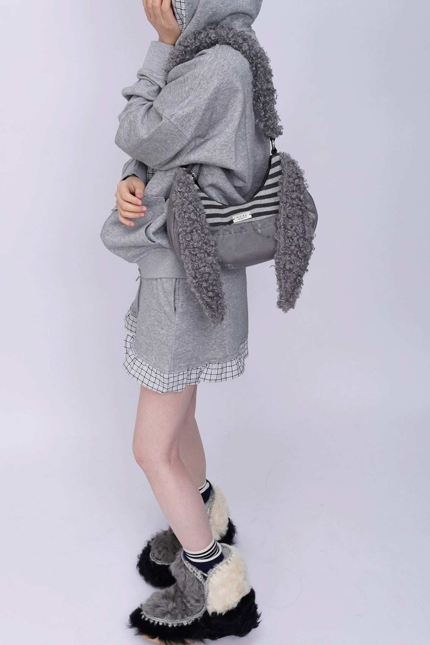 Rabbit Plush Crossbody Bag