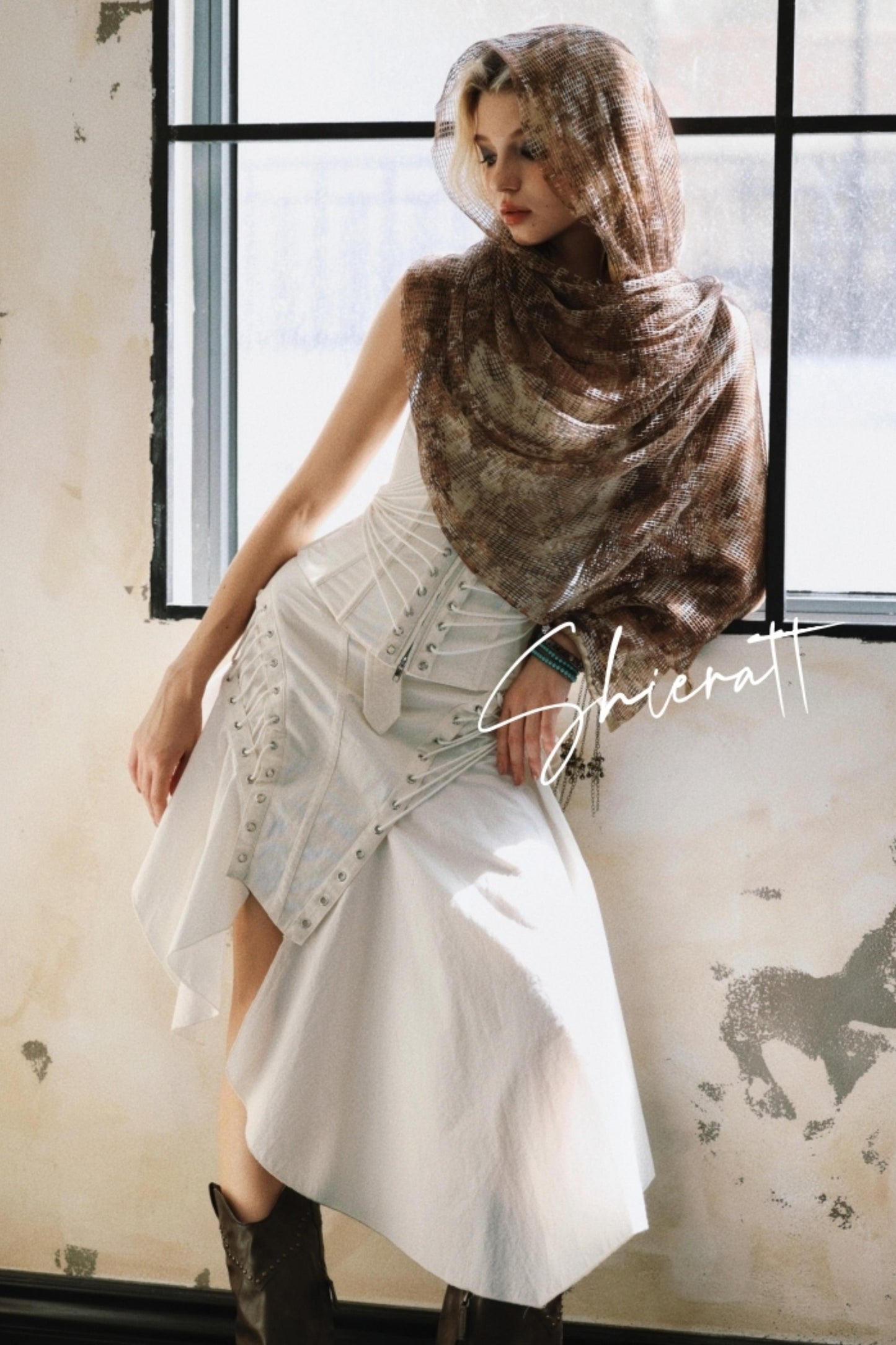 Strappy Flare Skirt Set