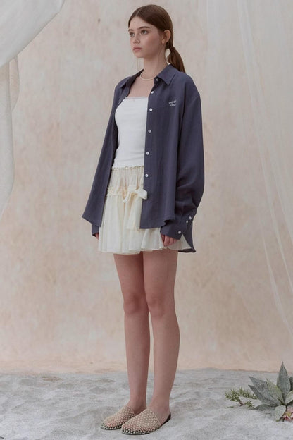 Evening Linen Blend Shirt