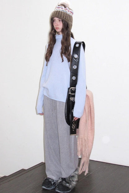 Superfine Wool Mint Sweater