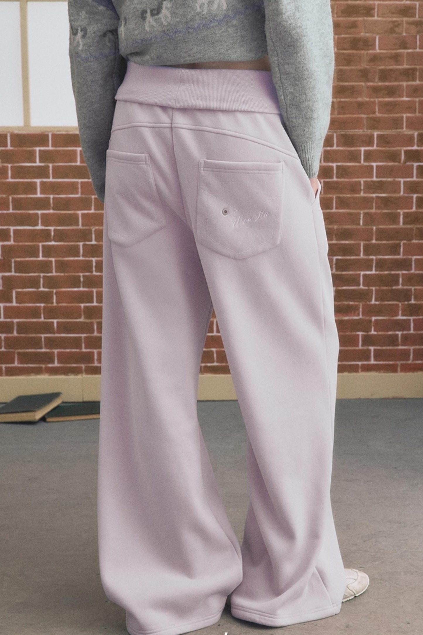 Simple Gray Fleece Sweatpants