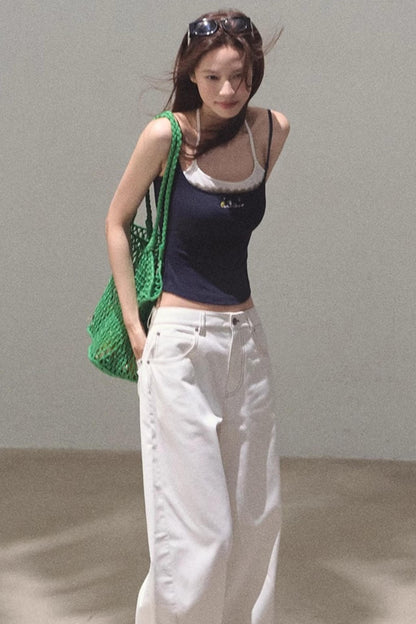 Summer Embroidered Camisole