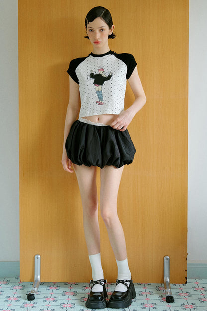 Summer Peplum Shorts