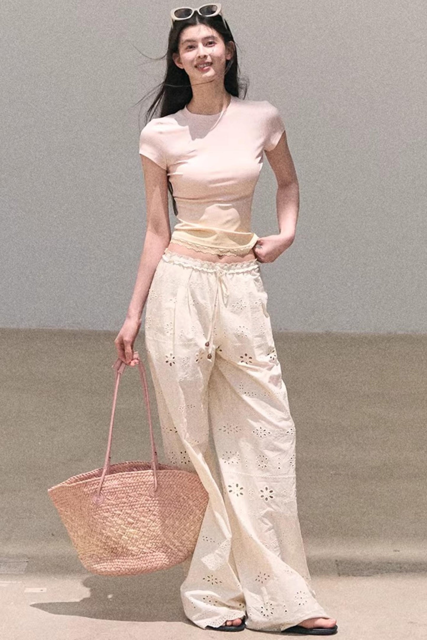 Melody Gradient Lace Top