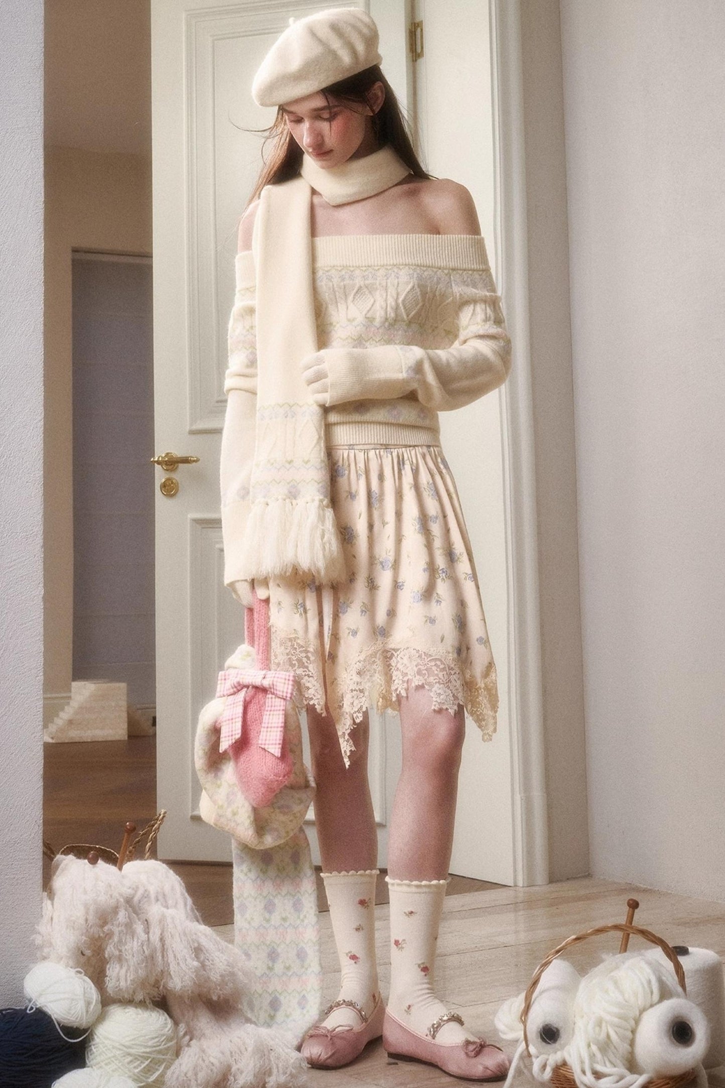 Fresh Floral Skirt Set-Up