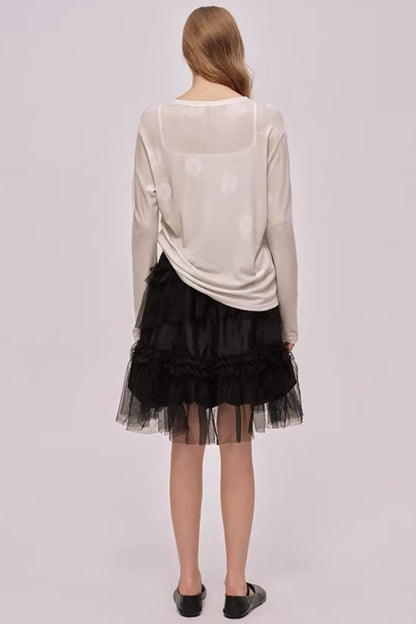 Aurora Lace Mesh Skirt