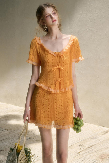 Vanilla Citrus Knit Trio Set-Up