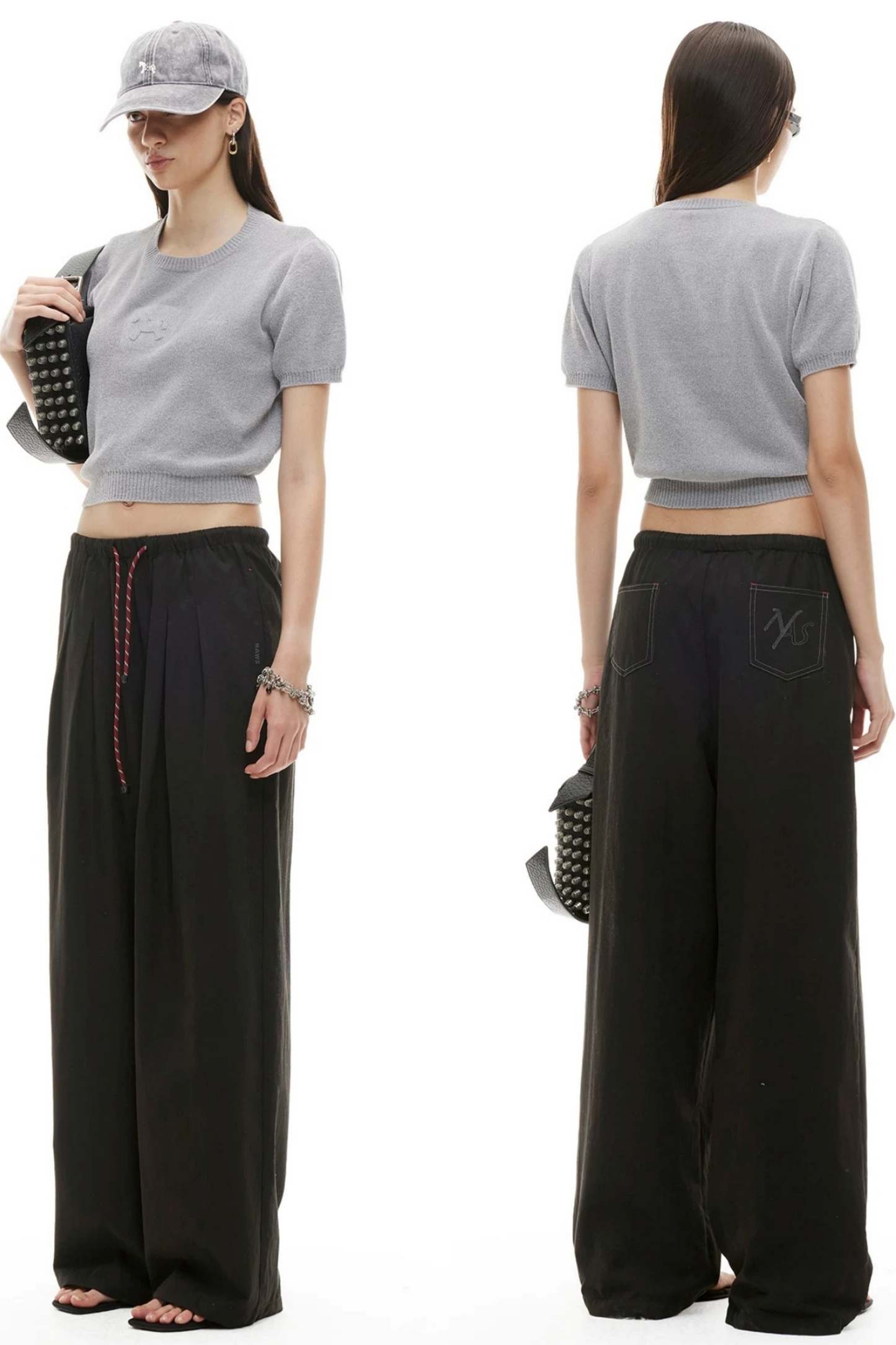 Silky Tencel Pleated Pants
