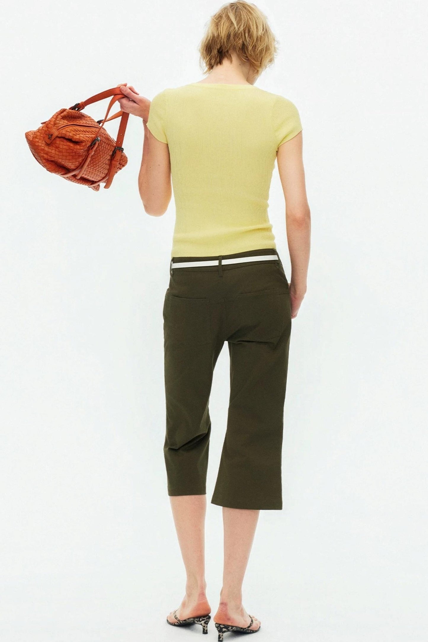 Nude Skin-Like V-Neck Sweater