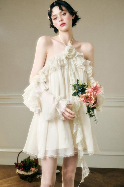 Ethereal Off-Shoulder Fairy Dress