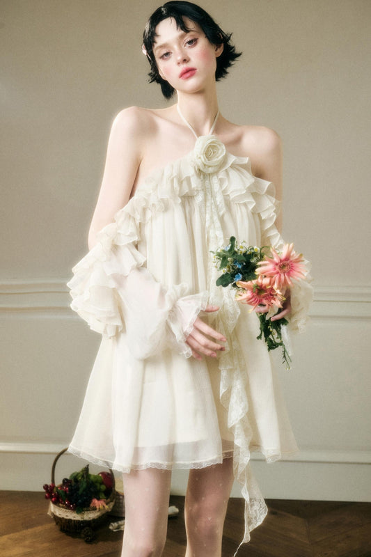 Ethereal Off-Shoulder Fairy Dress