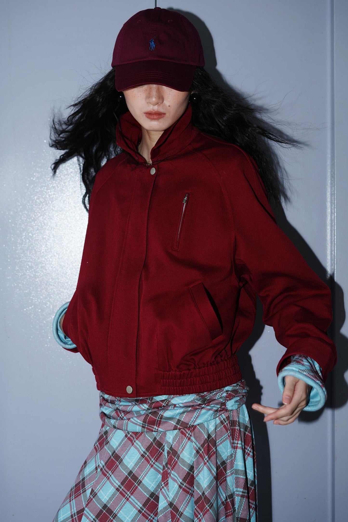 Solid Retro Short Casual Jacket