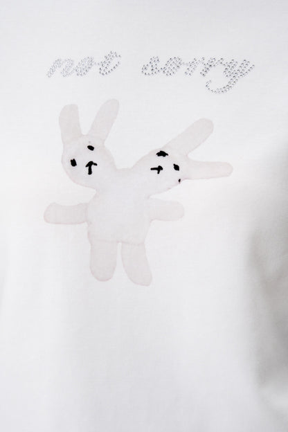 Bunny Rhinestone Tee
