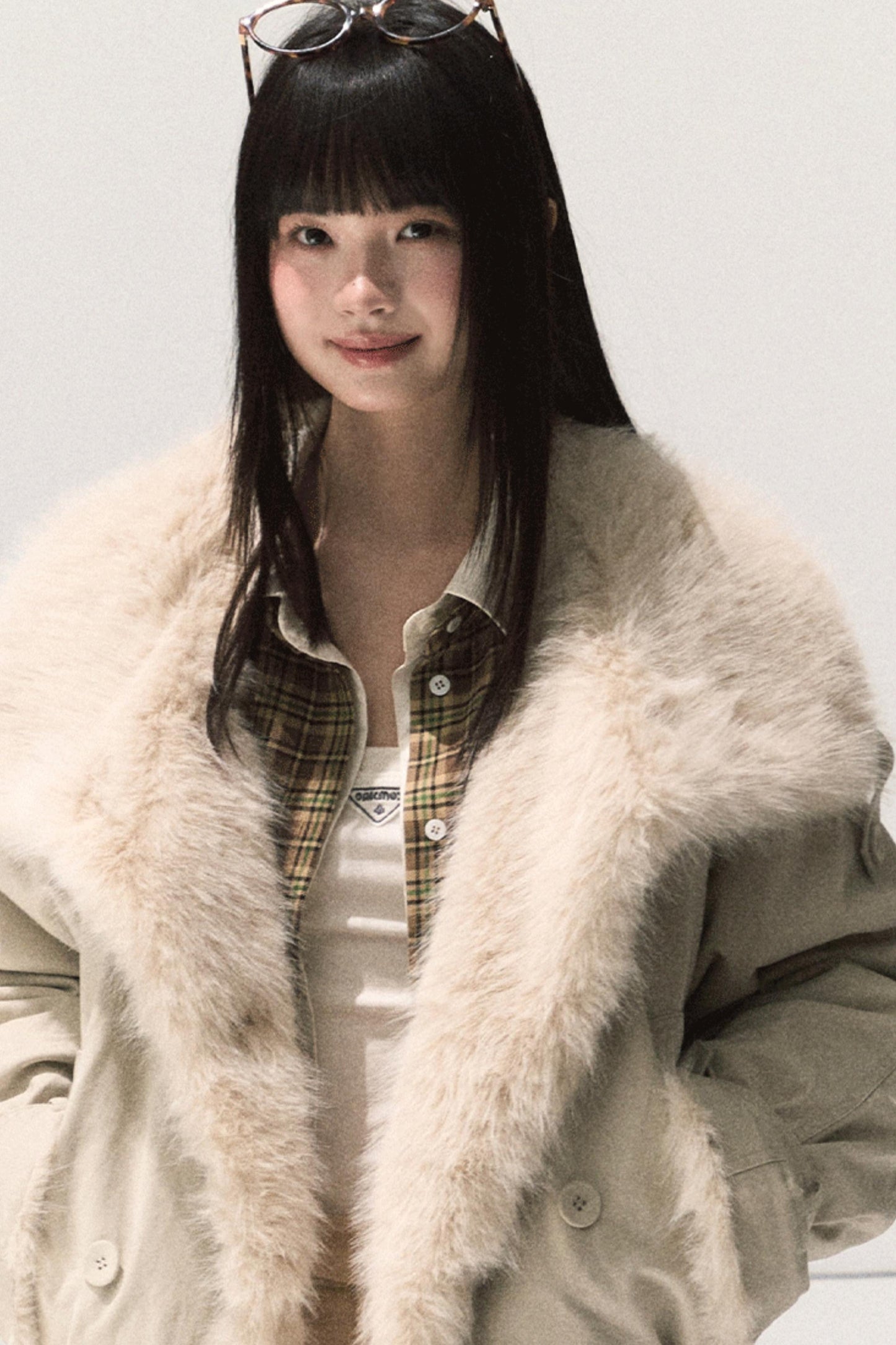 Vintage Striped Texture Two-Piece Shirt