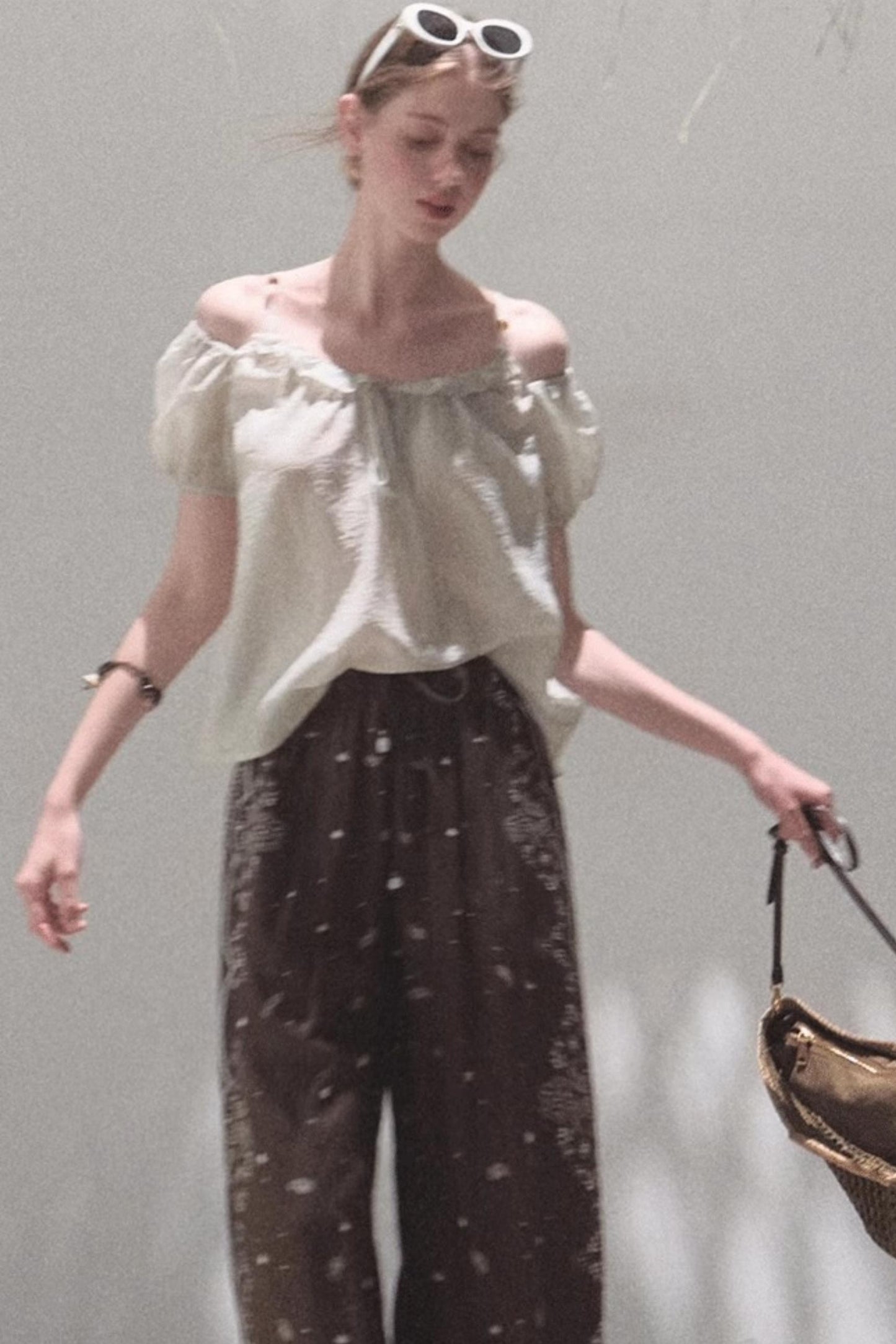 Summer Breeze Bubble Sleeve Top