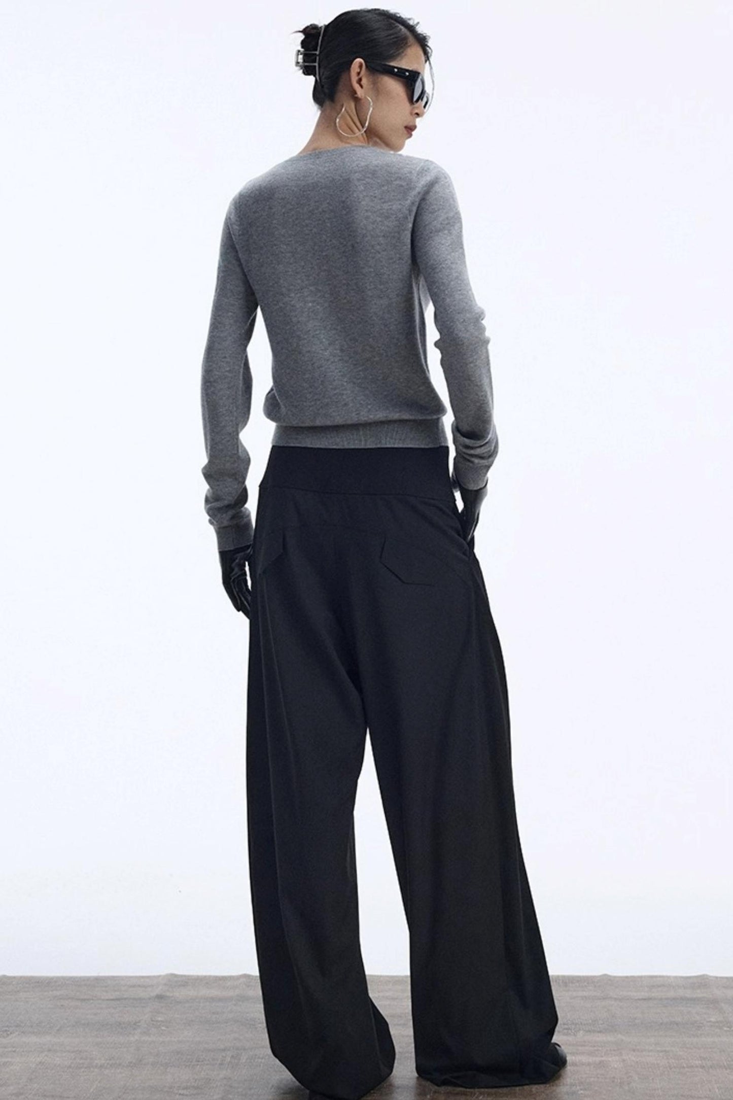 Contrasting Pearl Cardigan