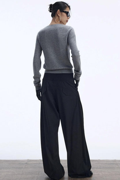 Contrasting Pearl Cardigan