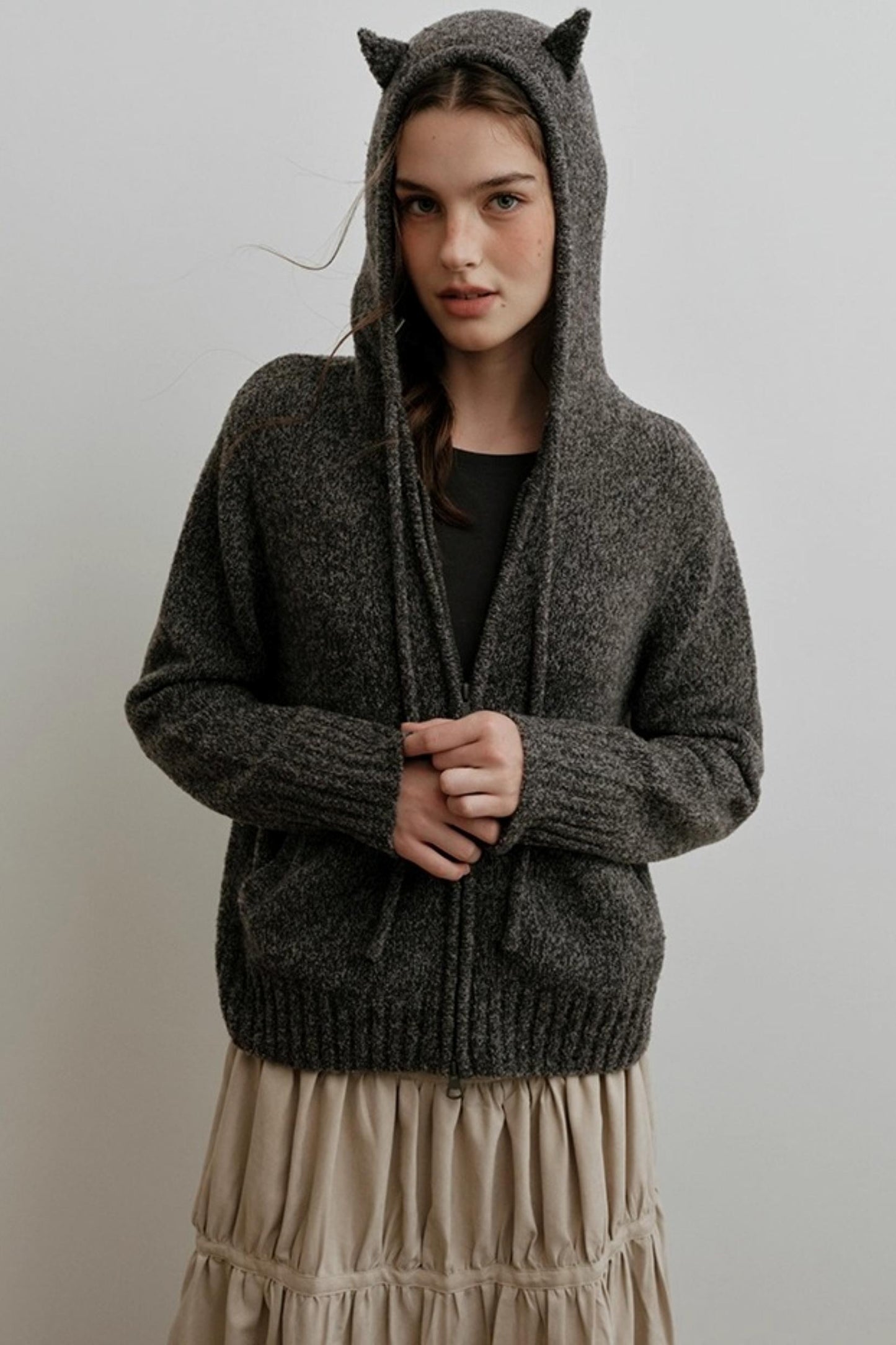 Light Tencel Wool Crew Neck T-Shirt