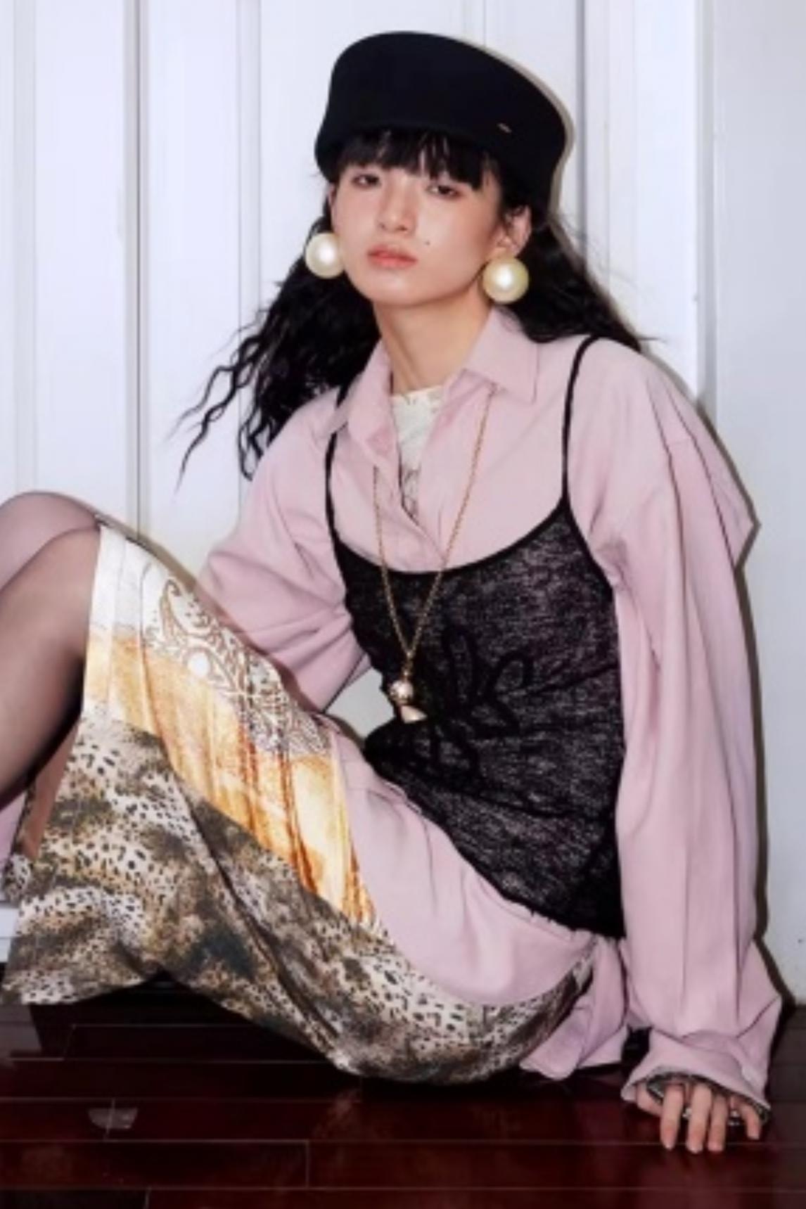 Vintage Brushed Loose Casual Top Shirt