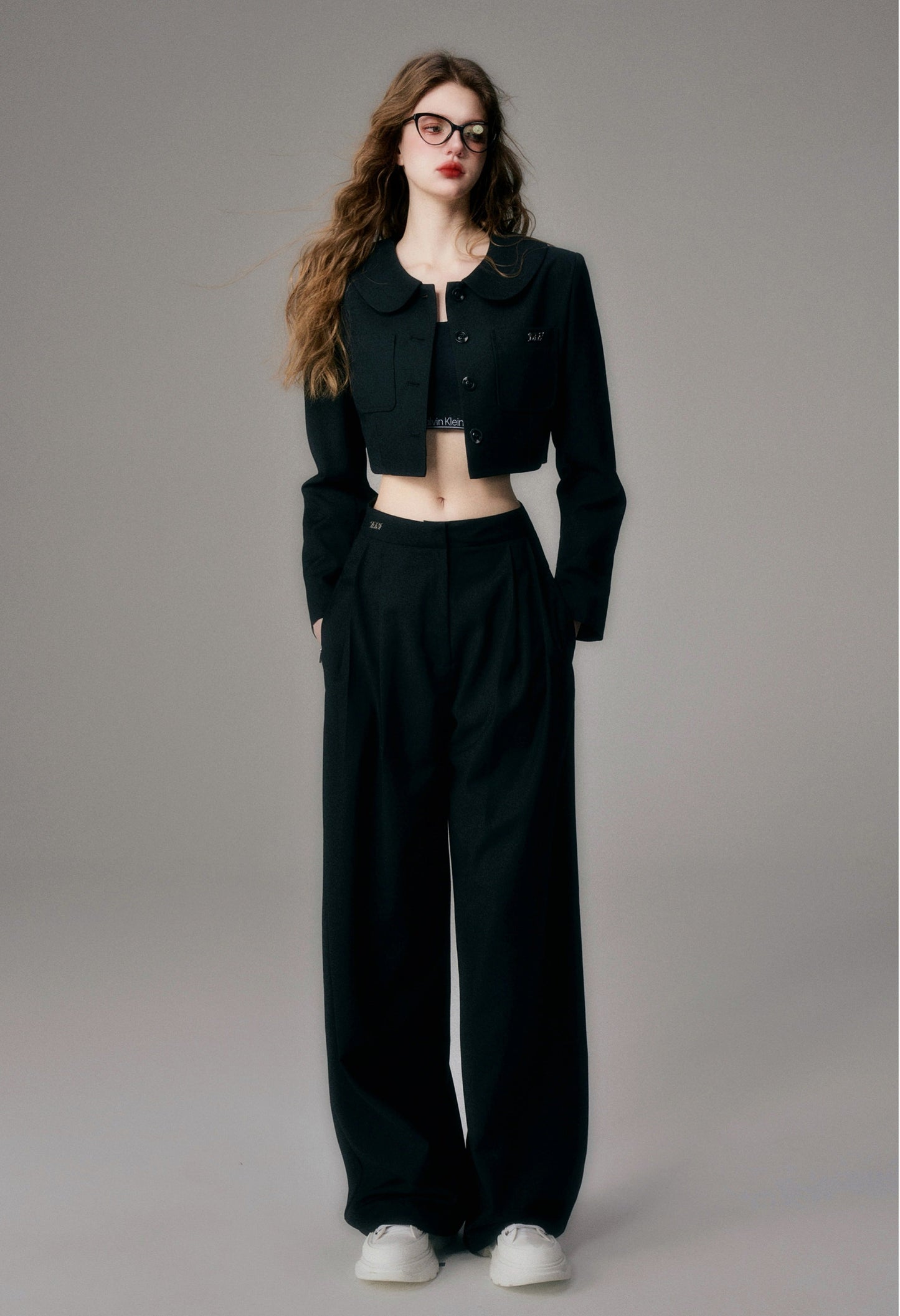 Loose Drape Suit Pants