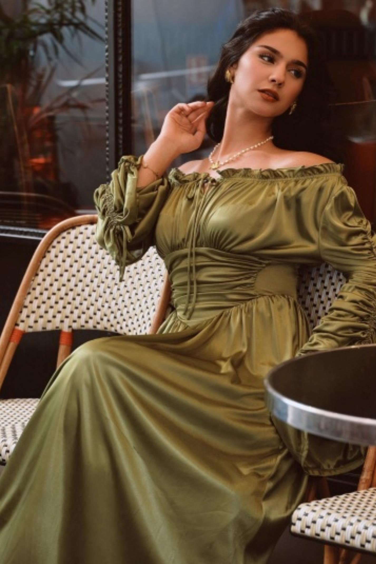 Lacemade Parthenon Satin Dress