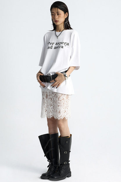 Mottled Chic Slouchy Tee