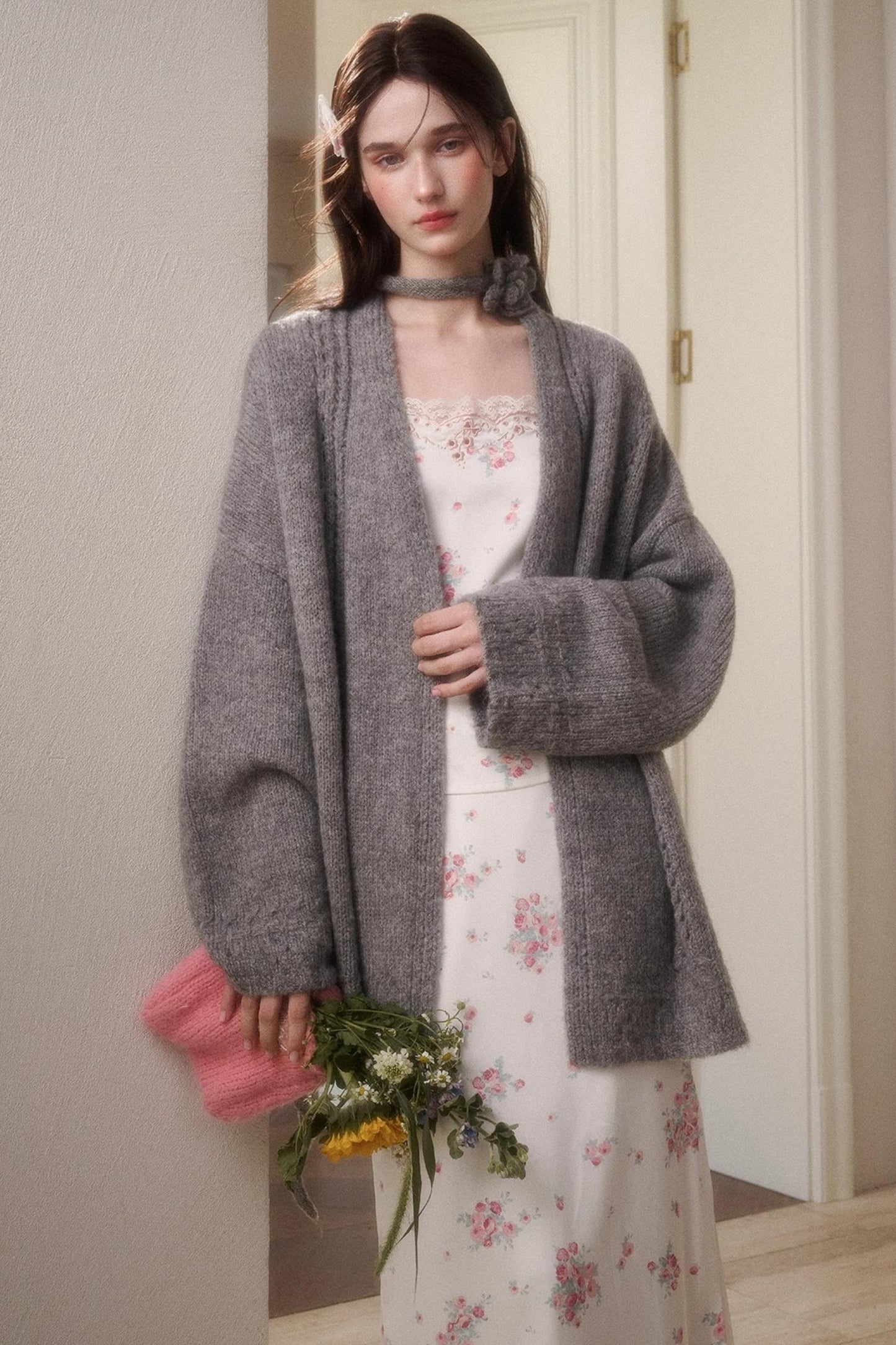 Wool Knit Cardigan