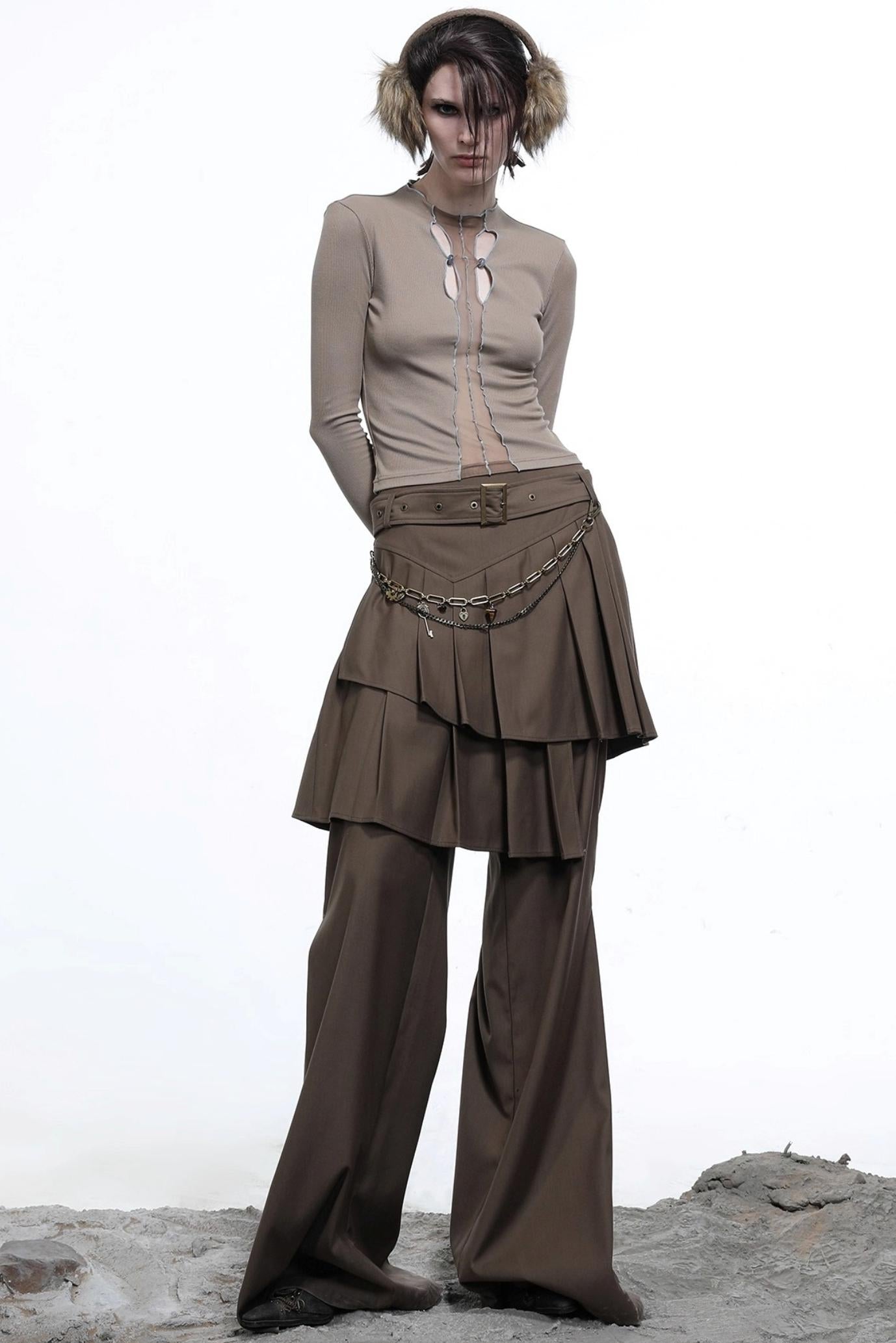 High Stretch Slim-Fit Mesh Top