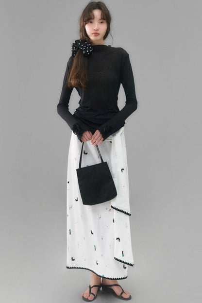 Original Island Rose Tencel Knit Top