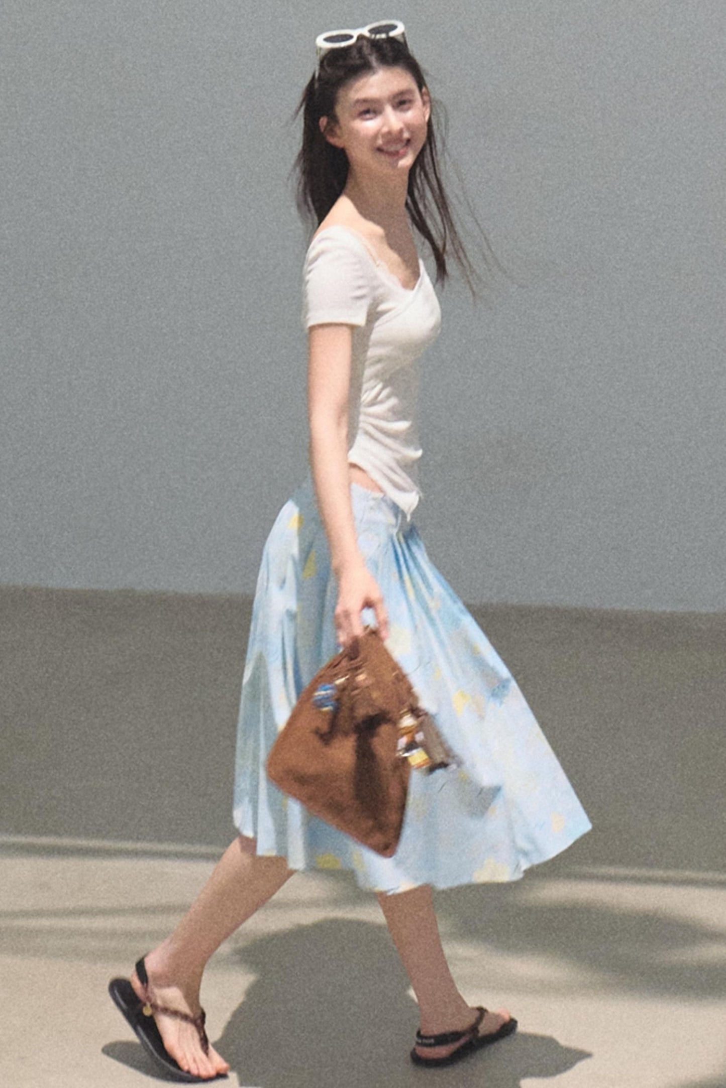 Dewy Square Neck T-Shirt