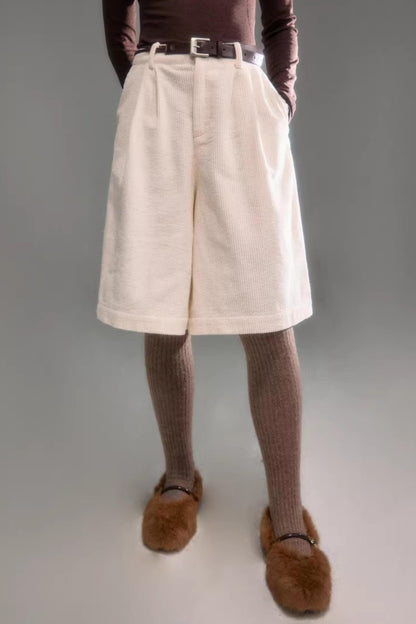 Retro Corduroy Shorts