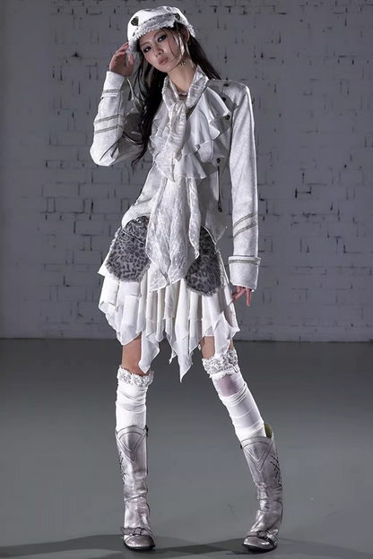 Retro Punk Leather Jacket