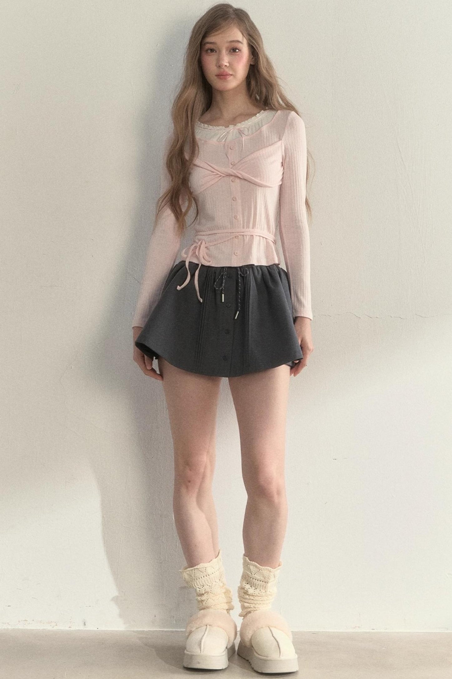 Bow Knot Knitted Top