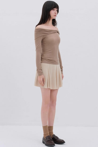 Romantic One-Shoulder Top