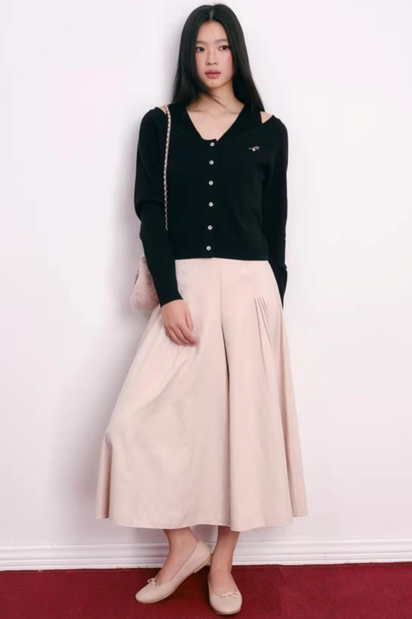 Korean Lace Bowknot Top