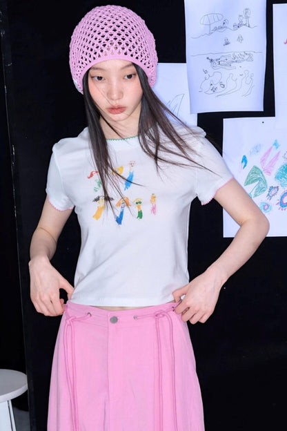 Mermaid Hand-Painted Tee