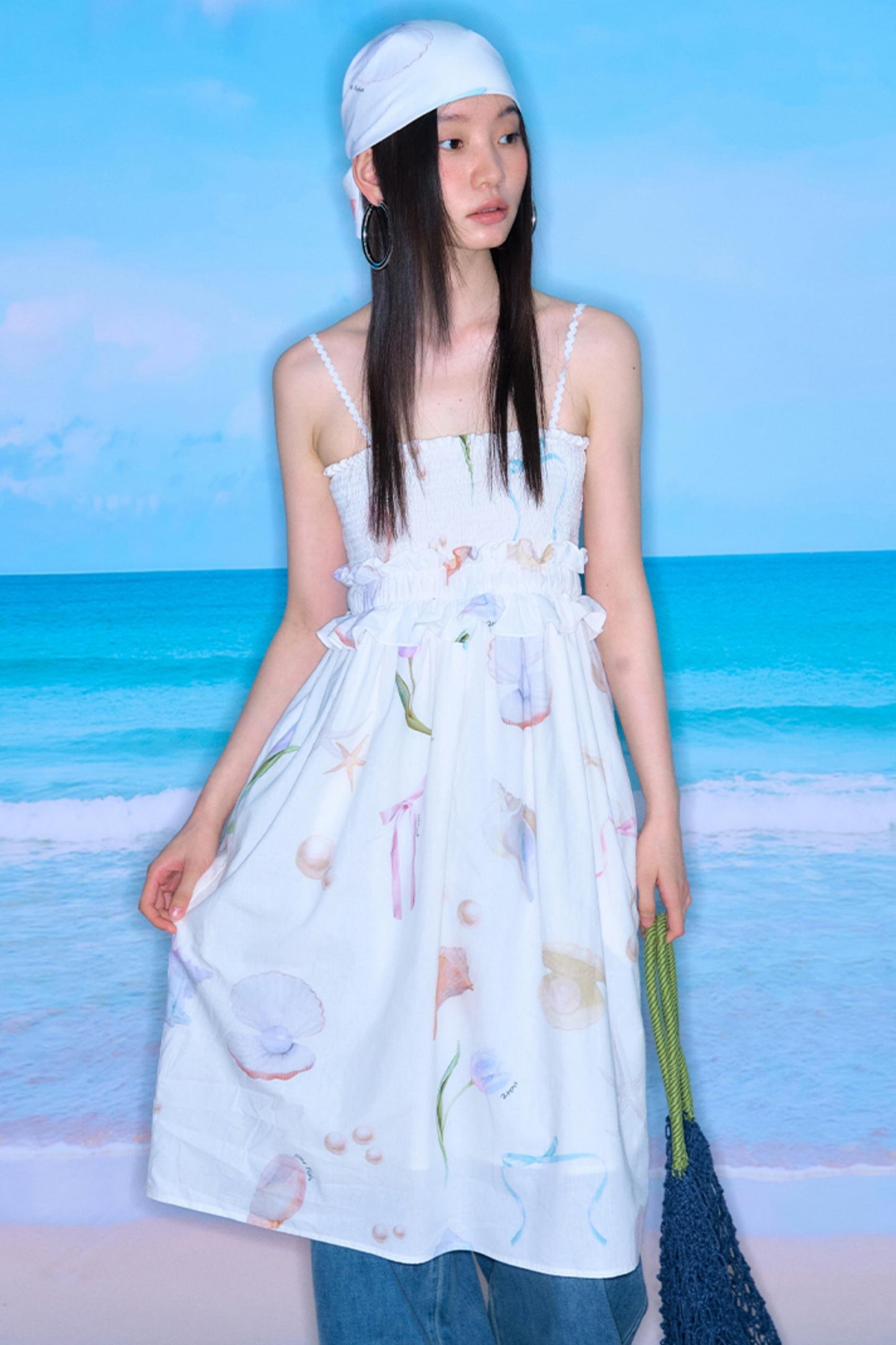 Chic Sea Bustier Skirt