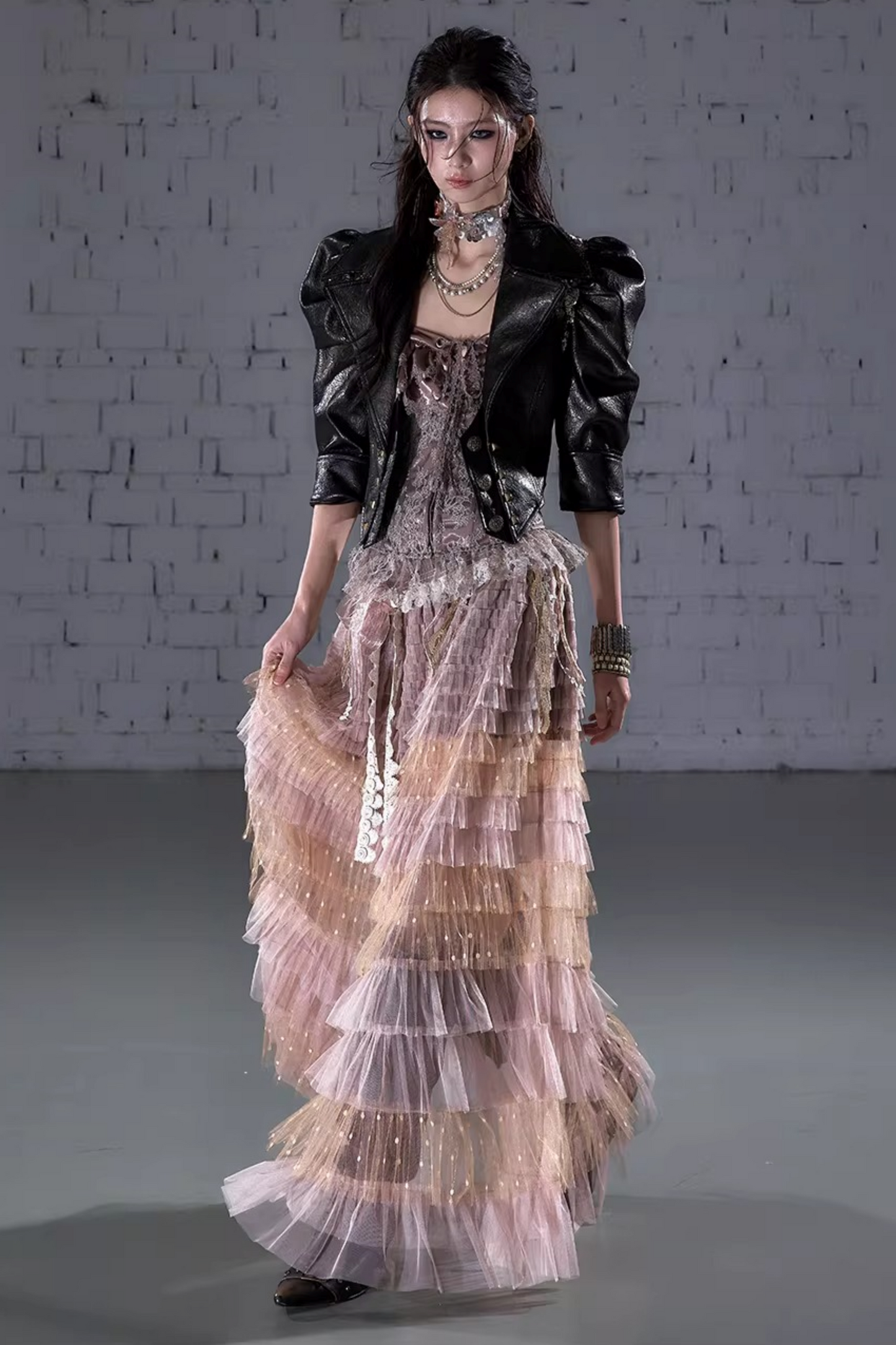 Punk Court Leather Jacket