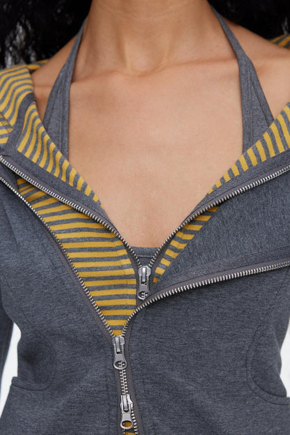 Deconstructed Patchwork Sweatshirt